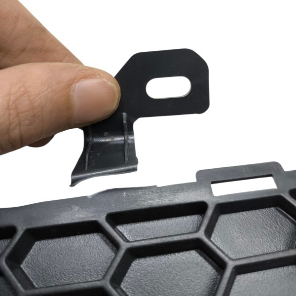 Grade Superior Parachoque Dianteiro Fiat Palio 2012 A 2020 Preto Fosco