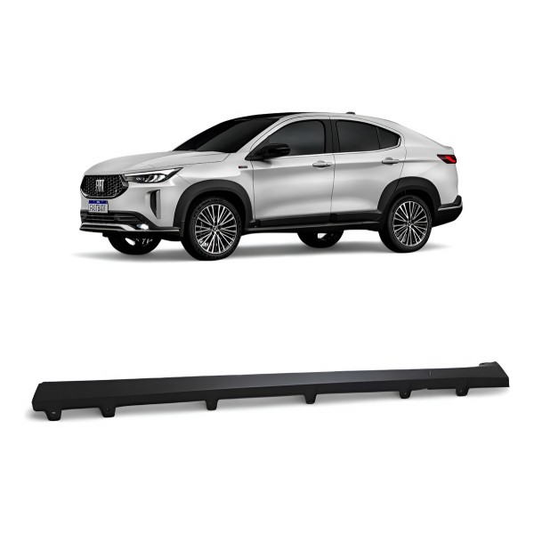 Spoiler Lateral Direito Fiat Fastback Argo Pulse 2022 A 2025 Preto