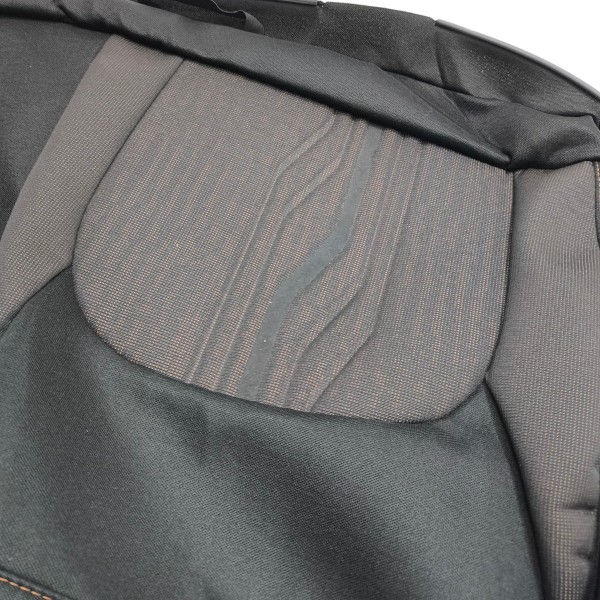 Capa Banco Traseiro Fiat Toro 2016 2017 2018 2019 2020 2021 Preto