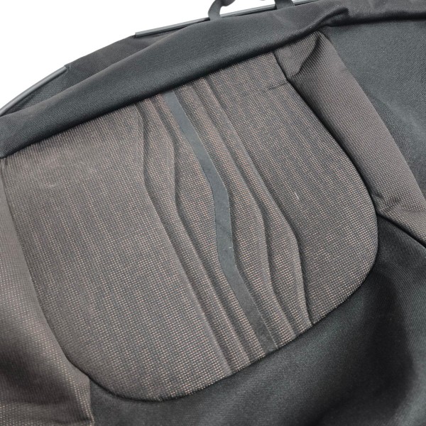 Capa Banco Traseiro Fiat Toro 2016 2017 2018 2019 2020 2021 Preto