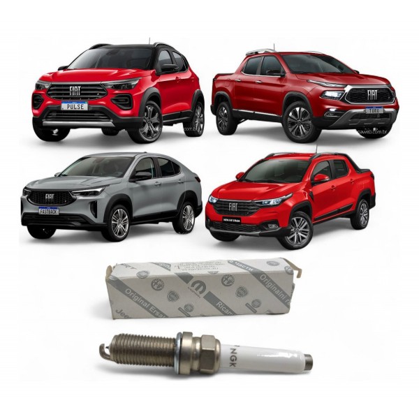 Vela Ignição Fiat Toro Strada Pulse Fastback 1.0 1.3 Orig