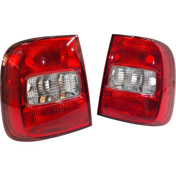 Par Lanterna Traseira Volkswagen Saveiro G5 2009 2010 A 2014 Ambos Lados Vermelho