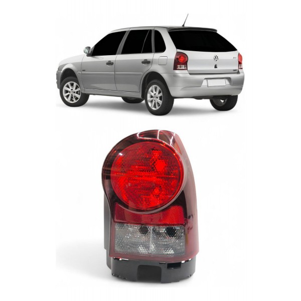 Lanterna Direita Volkswagen Gol G4 2006 2007 2008 A 2014 Direito/passageiro Fumê