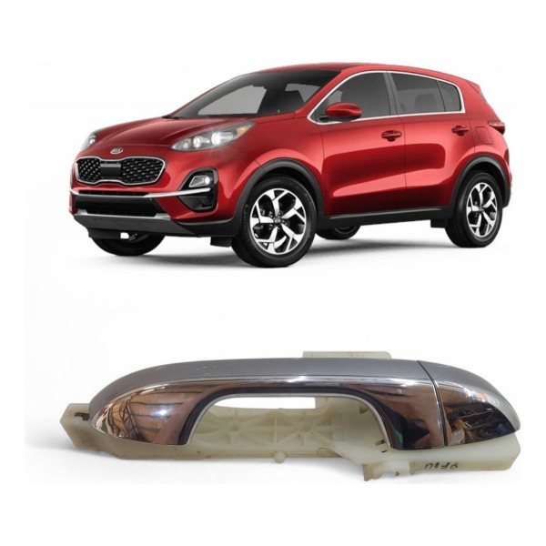 Maçaneta Traseira Direita Kia Sportage 2018 2019 2020 2021 Cinza Traseira
