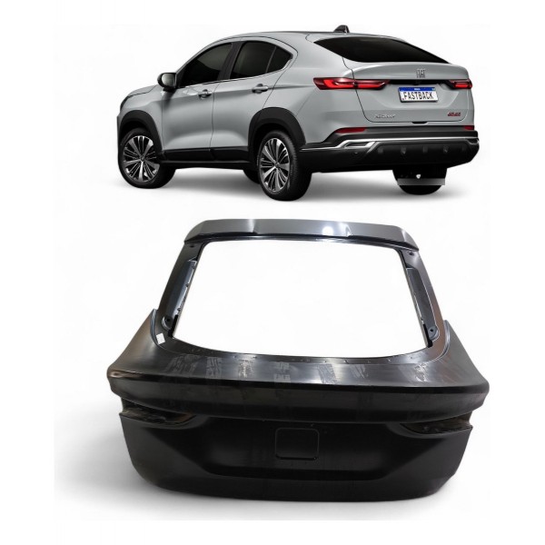 Tampa Traseira Porta Mala Fiat Fastback 2023 2024 2025 Preto