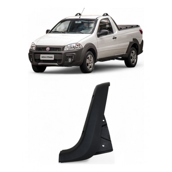 Moldura Traseira Direita Cabine Fiat Strada 2014 2015 A 2020