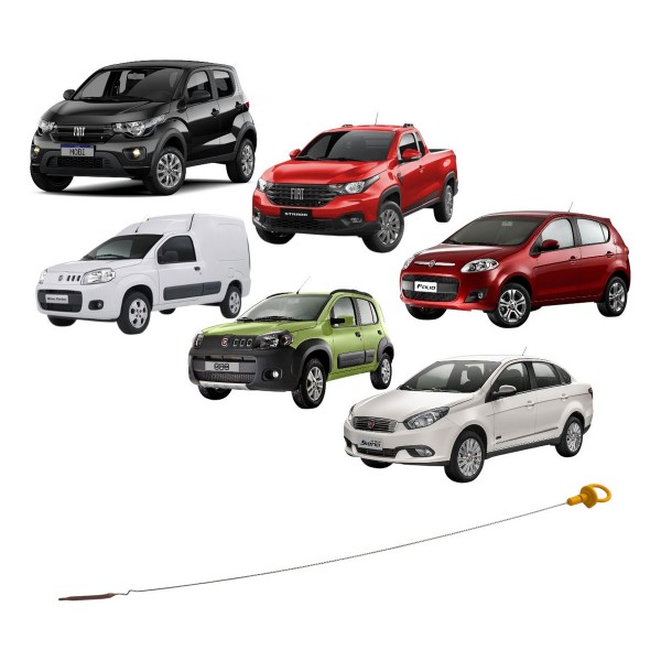 Vareta Nivel Óleo Motor Fiat Mobi Strada Uno Fiorino Palio
