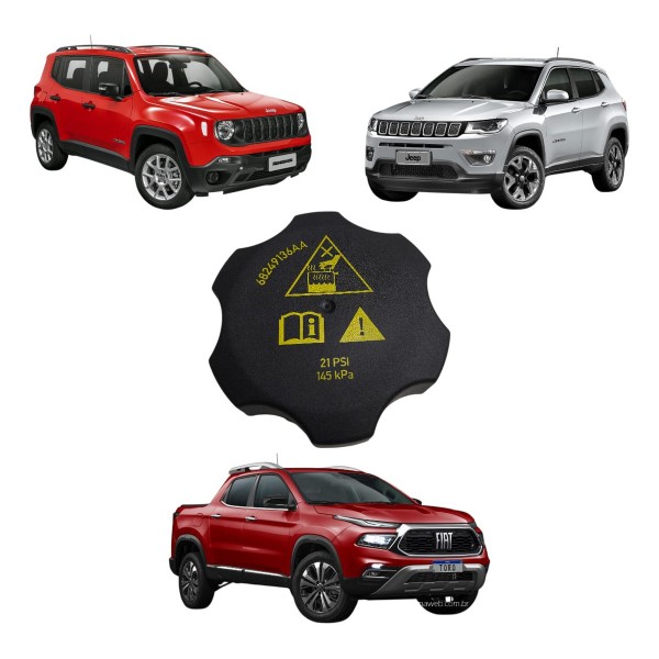 Tampa Reservatorio Agua Radiador Jeep Compass Renegade Toro