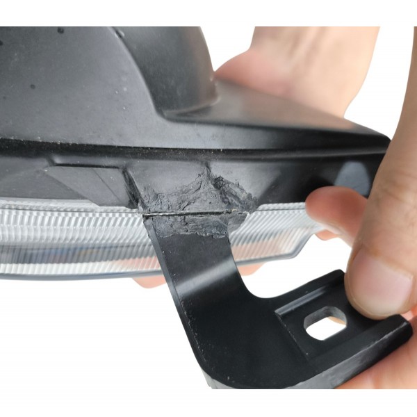 Farol Direito Gol G3 1999 A 2005 Foco Duplo Mascara Negra Direito/passageiro