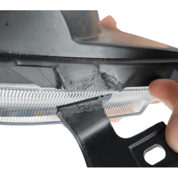 Farol Direito Gol G3 1999 A 2005 Foco Duplo Mascara Negra Direito/passageiro