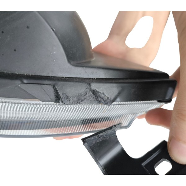 Farol Direito Gol G3 1999 A 2005 Foco Duplo Mascara Negra Direito/passageiro