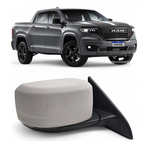Retrovisor Direito Elétrico Dodge Rampage 2023 2024 Pisca