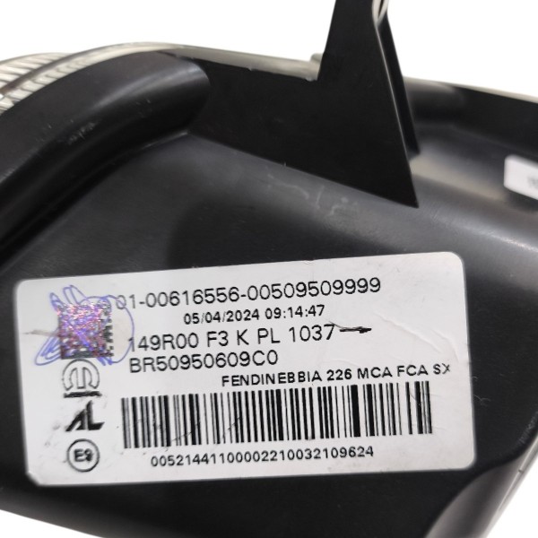 Farol Milha Esquerda Toro Pulse Renegade 2022 2023 2024 Cristal