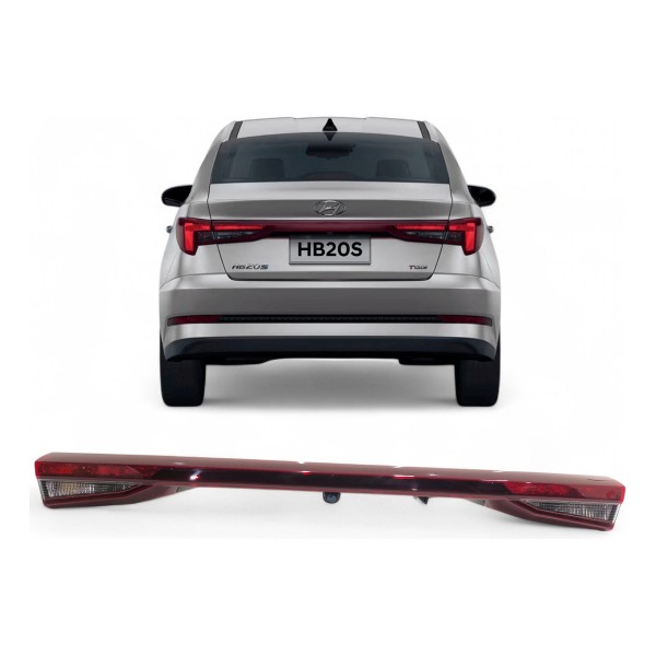Lanterna Porta Mala Hyundai Hb20 Sedan 2023 A 2025 Sem Led Ambos Lados Vermelho
