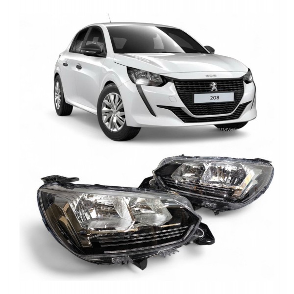 Par Farol Peugeot 208 2020 2021 2022 2023 2024 Sem Led Ambos Lados