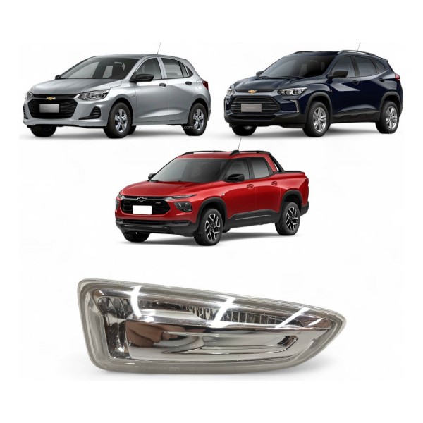Pisca Direito Paralama Gm Onix Tracker Montana 2020 A 2024 Direito Cristal
