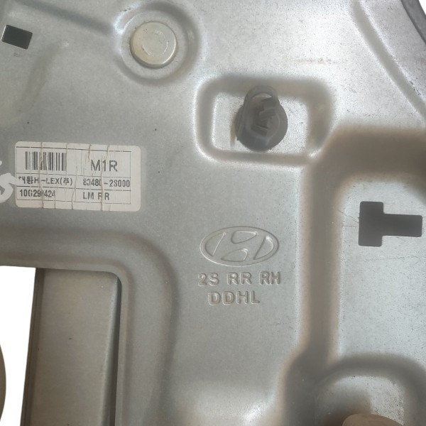 Máquina Vidro Traseira Direita Kia Sportage Ix35 2010 A 2017