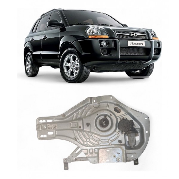 Máquina Vidro Dianteira Direita Hyundai Tucson 2007 A 2015