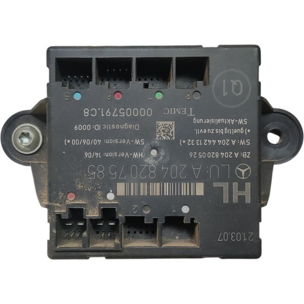 Máquina Vidro Traseira Esquerda Mercedes Benz C180 2008 2014