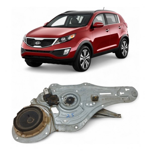Máquina Vidro Dianteira Direita Kia Sportage 2010 A 2015