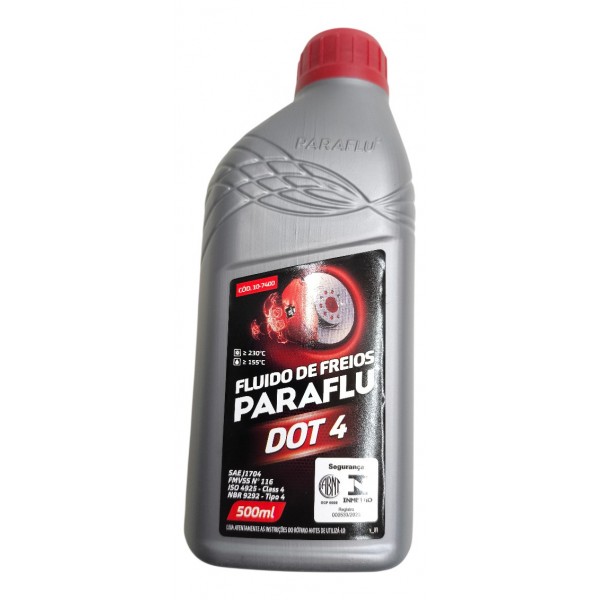 Fluido Óleo De Freios Paraflu Dot 4 10-7400 500ml