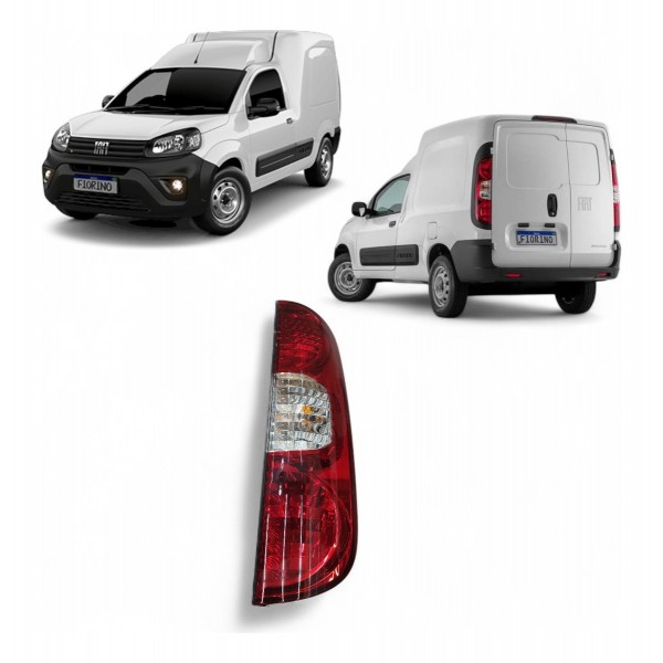 Lanterna Traseira Direita Fiat Fiorino Doblo 2014 A 2020 Direito/passageiro Vermelho