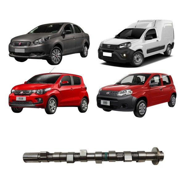 Eixo Comando Valvulas Fiat Uno Mobi Grand Siena Fiorino