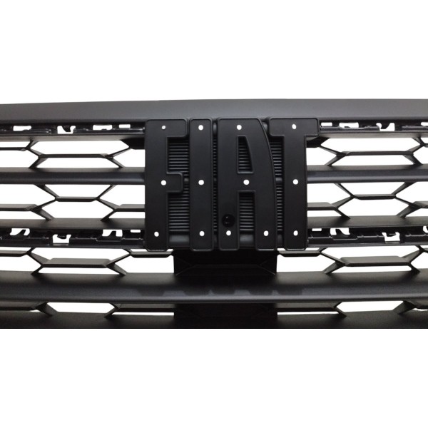 Grade Dianteira Radiador Fiat Toro 2022 2023 2024 2025 Preto Fosco