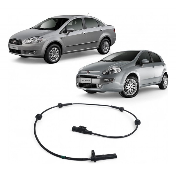 Sensor Abs Traseira Esquerda Fiat Linea Punto 2009 A 2016