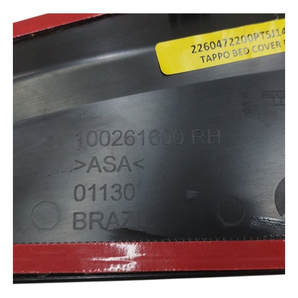 Moldura Caçamba Direito Fiat Toro 2016 2017 2018 A 2021 Preto