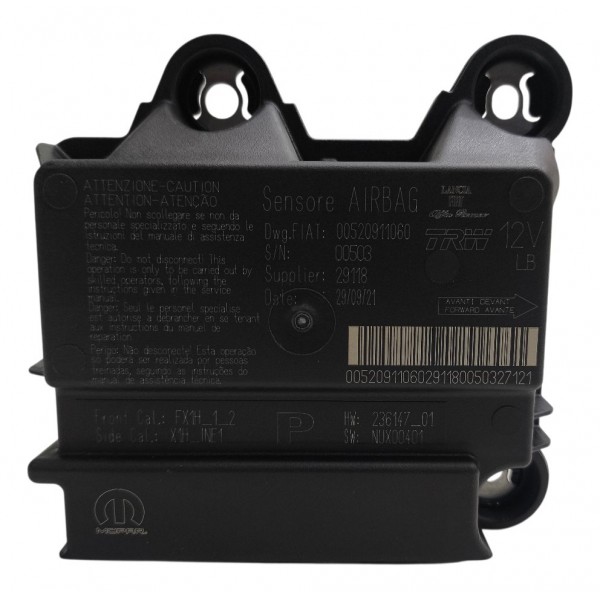 Módulo Sensor Airbag Fiat Mobi 2017 2018 2019 2020 A 2024
