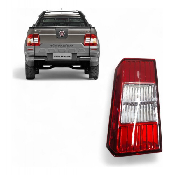 Lanterna Tampa Traseira Direita Strada Adventure Trekking Direito/passageiro Vermelho