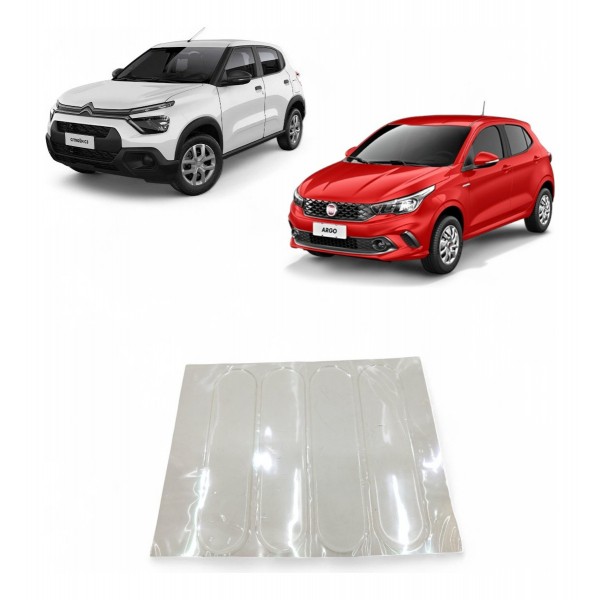 Adesivo Protetor Parachoque Fiat Argo 2017 A 2024 C3 2023