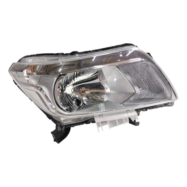 Farol Direito Nissan Frontier 2017  A 2021 Cromado Elétrico Direito/passageiro
