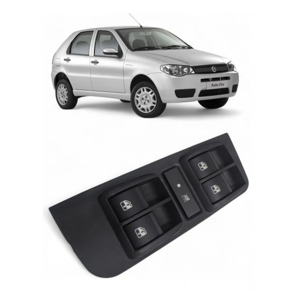 Botão Comando Vidro Elétrico Dianteiro Esquerdo Palio 2011