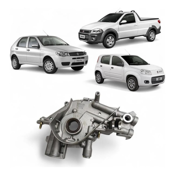 Bomba Uno Palio Strada Mobi Siena Óleo Fire 1.0 1.3 8v Flex