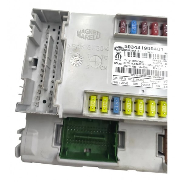 Módulo Bcm Caixa Fusível Fiat Toro 2.0 Diesel 54x4 34771km