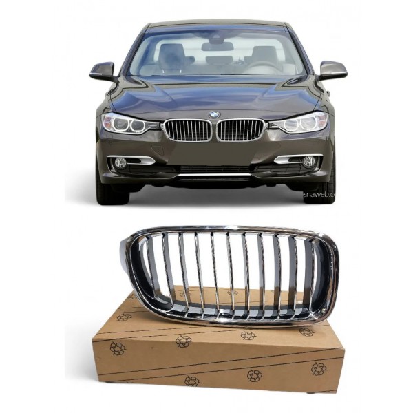 Grade Direita Cromada Bmw 320i 328i 2013 2014 2015 2016 F30 Cromado Brilhante