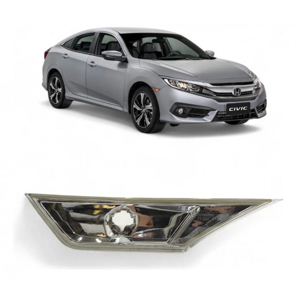 Lanterna Pisca Esquerdo Paralama Honda Civic G10 2017 A 2020 Esquerdo Cristal