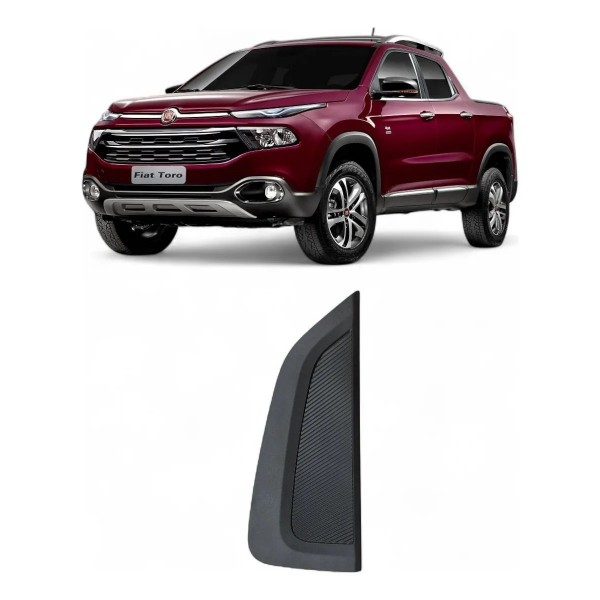 Moldura Caçamba Direito Fiat Toro 2016 2017 2018 A 2021 Preto