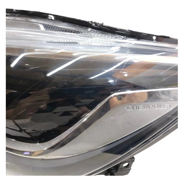 Farol Esquerdo Onix 2020 A 2025 Com Projetor Friso Cromado Esquerdo/motorista