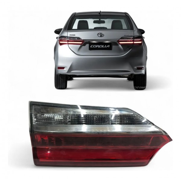 Lanterna Esquerda Corolla 2017 2019 2019 Traseira Tampa Esquerdo/motorista Vermelho