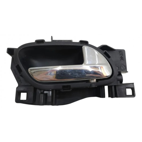 Maçaneta Interna Porta Direita Citroen C3 2013 A 2019 Preto Dianteira/traseira