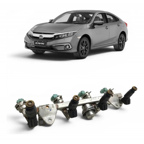 Flauta Bico Injetor Honda Civic G10 2.0 2017 2018 2019 2020