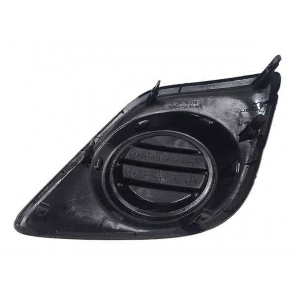 Grade Farol Milha Esquerda Toyota Hilux 2016 2017 2019 Preto Esquerdo