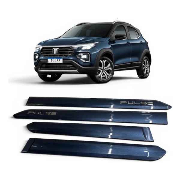 Kit Friso Porta Fiat Pulse 2021 2022 2023 2024 Azul Metálico Azul