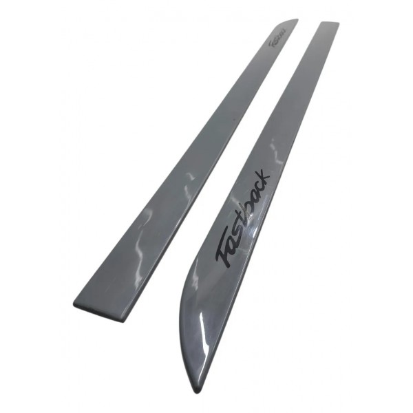 Kit Friso Dianteiro Fiat Fastback 2022 2023 2024 Cinza Cinza