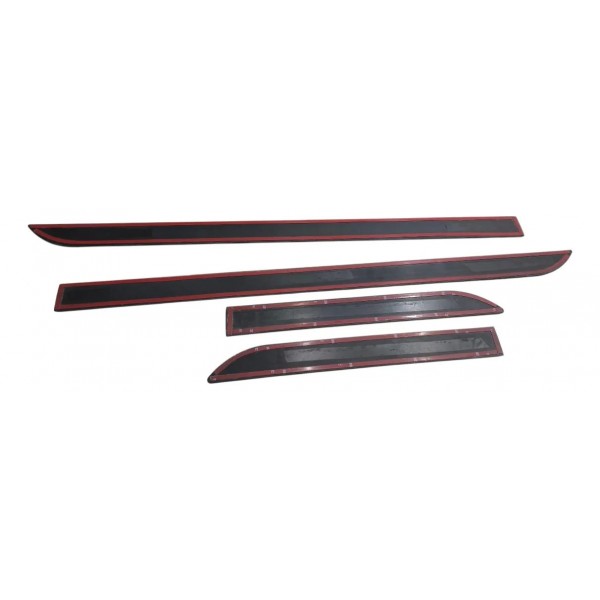Kit Friso Porta Fiat Fastback 2021 2022 2023 2024 Preto Preto
