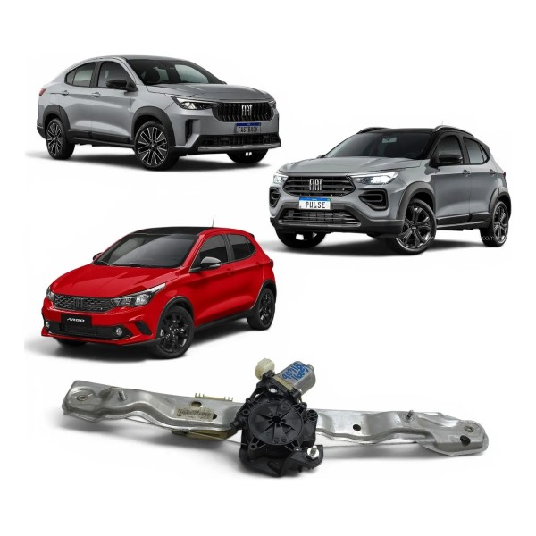 Máquina Vidro Dianteira Direita Argo Cronos Pulse Fastback
