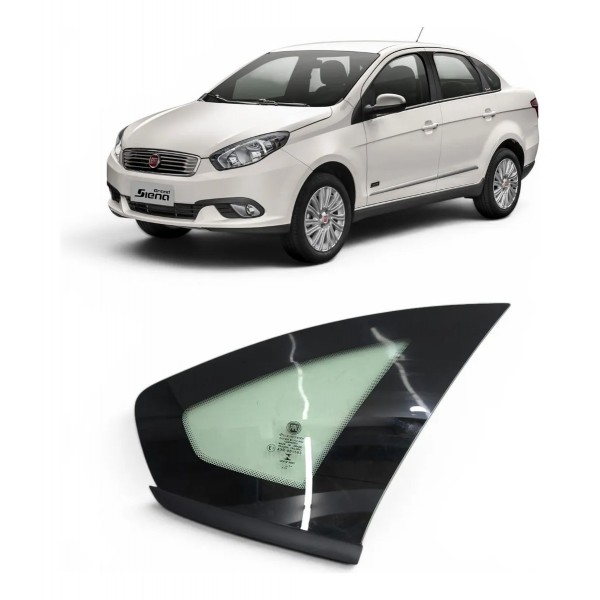 Vidro Lateral Fixo Direito Fiat Grand Siena 2012 2013 A 2021